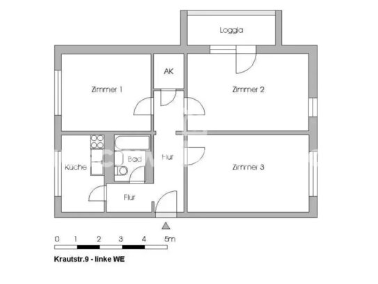 [TAUSCHWOHNUNG] 3-Zimmer-Wohnung mit WBS, nur Tausch Landeseigene