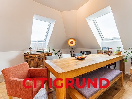 Nahe Luitpoldpark - Außergewöhnliche 4,5-Zi. Maisonette mit sonniger Süd-Dachterrasse