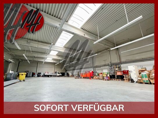 SCHNELL VERFÜGBAR - Lager-/Produktionsflächen (1.500 m²) zu vermieten