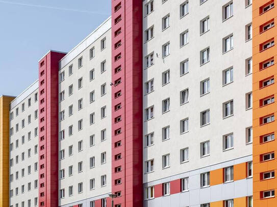 1-Raumwohnung mit großem Balkon