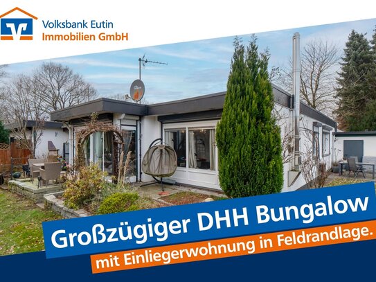 Moderne Bungalow Doppelhaushälfte mit ELW: Idylle in Schwissel, Bad Segeberg