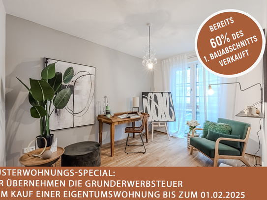 *MUSTERWOHNUNGS-SPECIAL* Mit dem Aufzug direkt ins 147 m² großes Penthouse mit 2 Bädern + 60 m² großer Dachterrasse