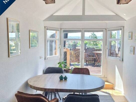 Traumhafte Dachgeschosswohnung mit Weitblick im Herzen Radebeuls