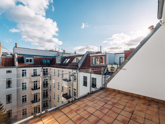 Wohntraum im Prenzlauer Berg - 3-Zi.-Dachgeschosswohnung mit Terrasse