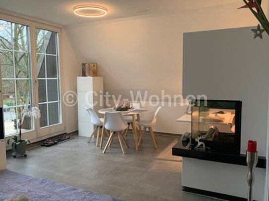 Modern möblierte Wohnung mit Dachterrasse in Hamburg-Blankenese