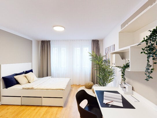 Frei ab Februar 2025! Modernes & möbliertes 1-Zimmer Mikroapartment, füßläufig zum Harbuger Bahnhof!