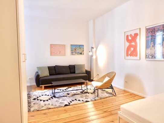 Modernes, voll möbliertes Studio-Apartment für zwei Personen