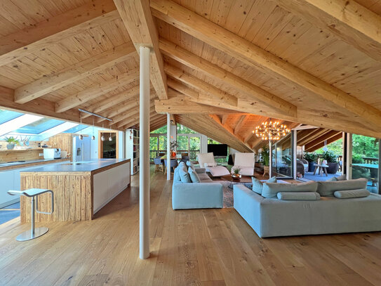 Alpenchalet-Luxus-Wohnung direkt am Kurpark Garmisch