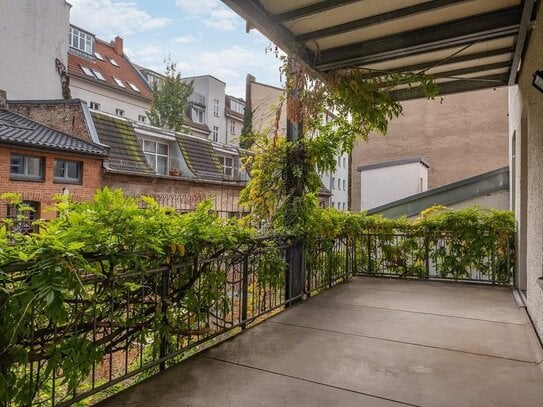 Idyllisches Domizil mit gemütlicher Terrasse im ruhigen Dichterviertel