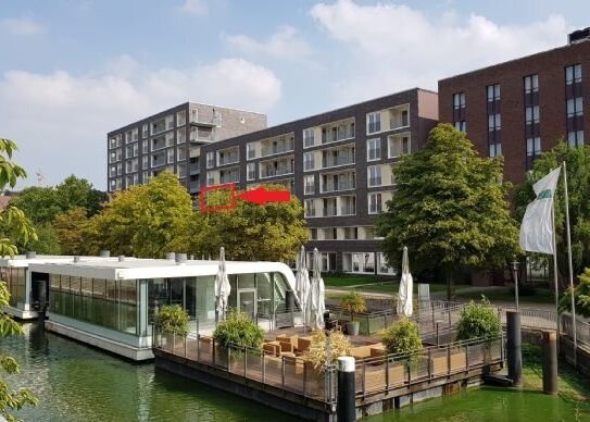 2-Zimmer Neubau direkt am Mittelkanal