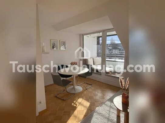 [TAUSCHWOHNUNG] Helle und schön geschnittene 1 Zimmer Wohnung mit Loggia