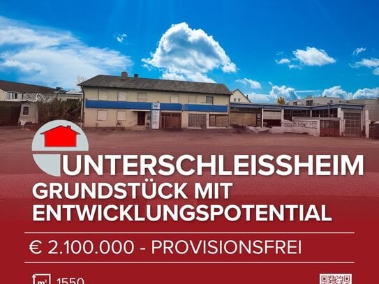 Unterschleißheim: 1.550?m² Grundstück mit Entwicklungspotenzial und Altbestand (241029)