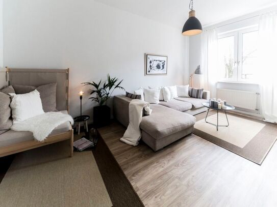 * Möblierte Designer 3 Zimmer Wohnung im Trendviertel Unterbilk *