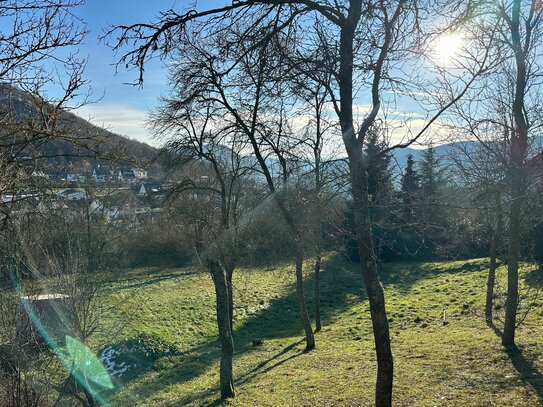 Ruhiges sonniges Panoramagrundstück