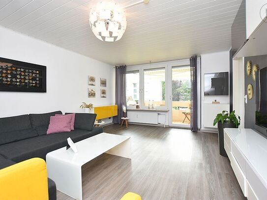 Modern möblierte Wohnung mit Balkon und TG-Stellplatz in Fellbach