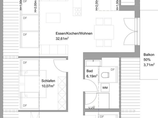 Neubau einer wunderschönen Wohnanlage, 7 Wohnungen mit grossen Balkon, Terrasse und Stellplatz