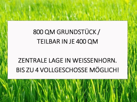 Baugrundstück in zentraler Lage für 4 Vollgeschosse