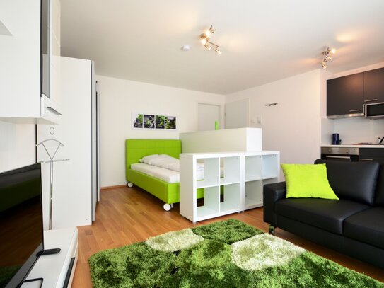 Moderne 1-Zimmer-Wohnung, modern und praktisch, komplett ausgestattet, zentral in Mörfelden