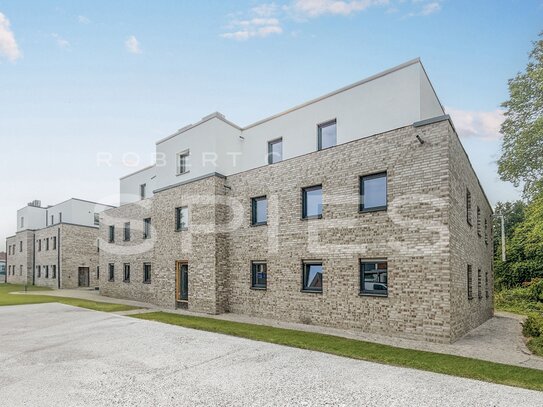 Erstbezug, lichtdurchflutete 3-Zimmer-Neubauwohnung mit Dachterrasse und schönem Blick