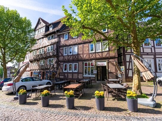 Wohn- und Geschäftshaus in der malerischen Altstadt von Frankenberg (Eder)