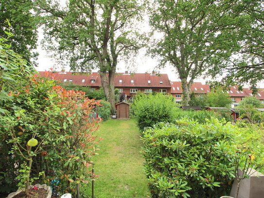 Nur noch Warteliste! Denkmalgeschütztes Franksches Siedlungshaus mit Südwestgarten zur Miete