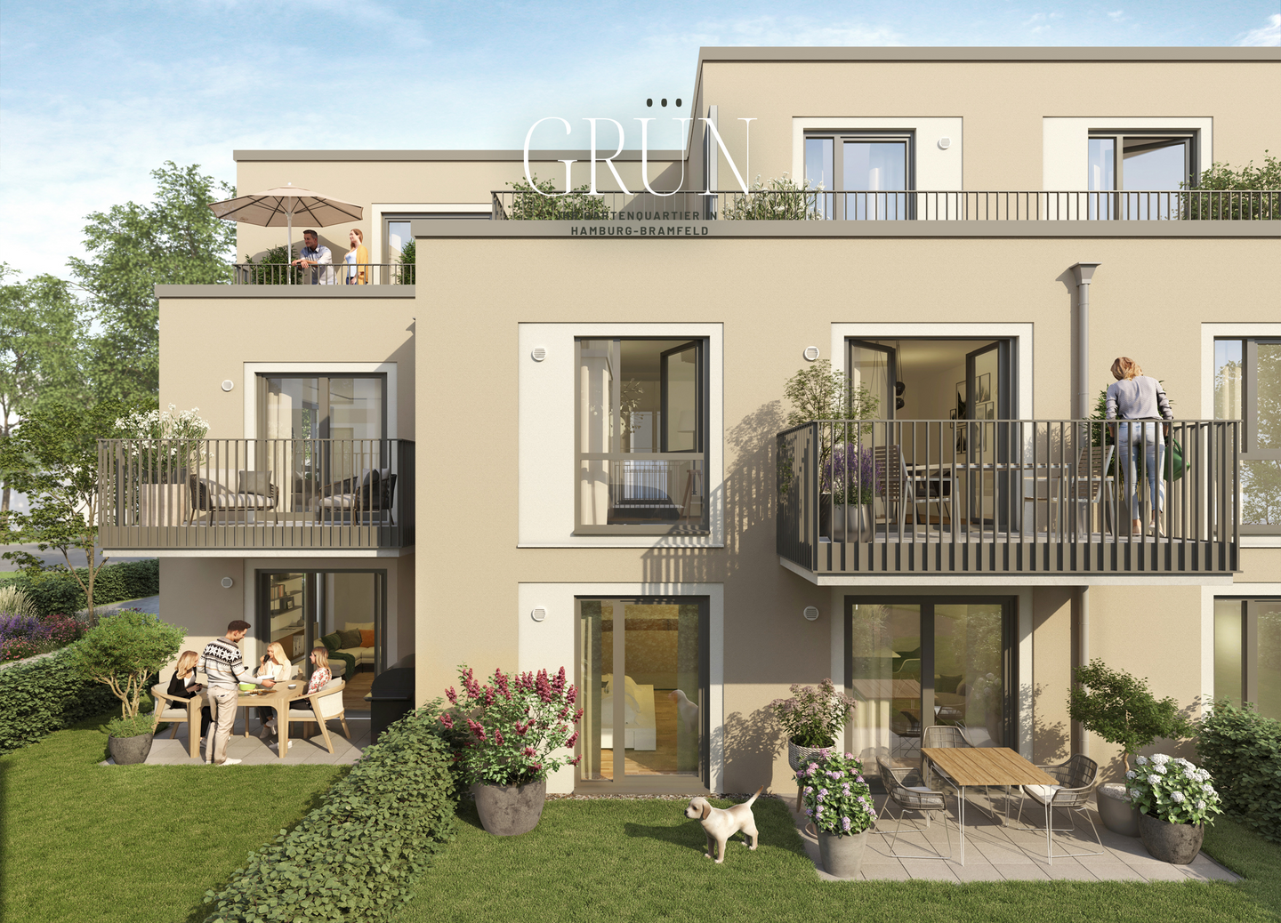 Neubau in Bramfeld: Charmante 2-Zimmer-Wohnungen mit privater Terrasse