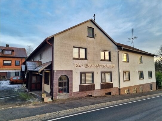 EINZIGARTIGES ANWESEN "Zur Schwedenschanze" - EFH + Gastrobetrieb auf 8.849 m² Grund