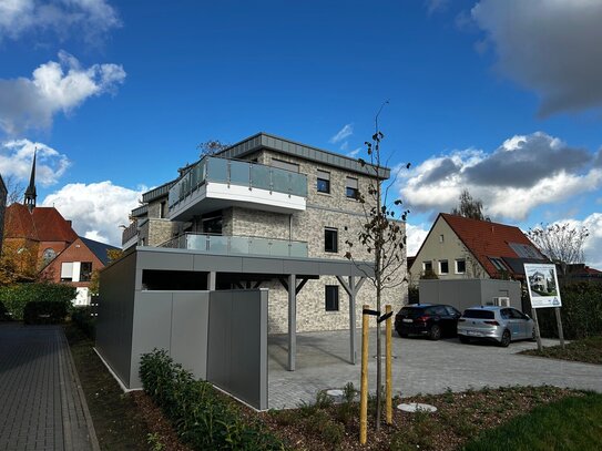 Neubau Erstbezug! Energieeffiziente Erdgeschosswohnung in zentraler Lage im Tonkuhlenviertel!