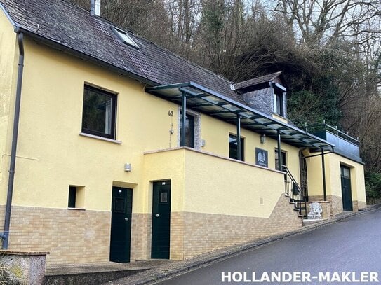 Schönes freistehendes Haus mit Dachterrasse, kleiner Garage und Garten in Briedel/Mosel