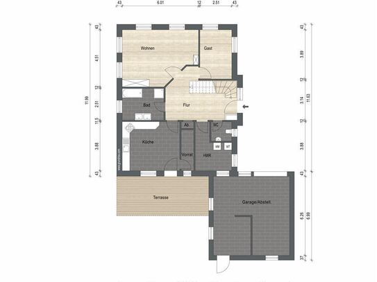 Gemütliches Einfamilienhaus mit viel Platz in ruhiger Siedlungslage von Westerholt!