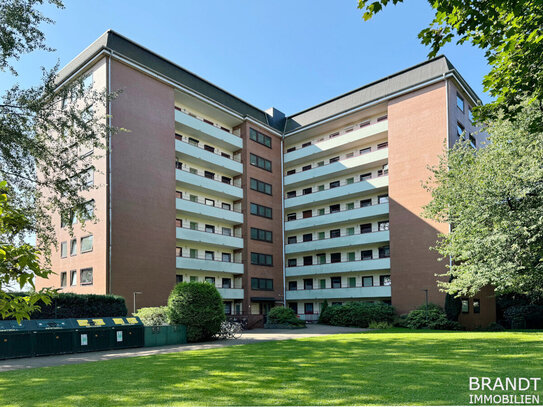 Großzügige 2 Zi.- Eigentumswohnung mit Südwestbalkon und Ausblick in Norderstedt- Garstedt.