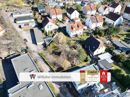 Grün wohnen & schnell in der Stadt - 577 m² Baugrundstück in Mölkau