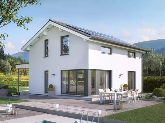 EINFAMILIENHAUS IN SCHLICHTEM DESIGN VOLL FÖRDERFÄHIG INKLUSIVE PV ANLAGE