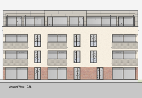 Neubauwohnung mit Terrasse und Gartenanteil