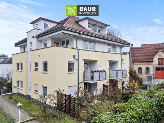 4,5-Zimmer-Maisonettewohnung mit Balkon, Aufzug & TG-Stellplatz in Weingarten - hell und großzügig!