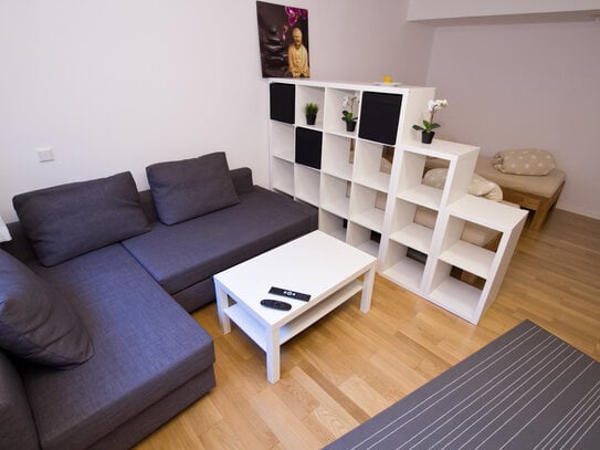 Komplett Möbliert/Furnished Accommodation in: Heerdt. Großzügiges Apartment mit 2