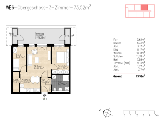 Eigentumswohnung Nr. 6 - Modernes Wohnen im Zentrum von Twistringen