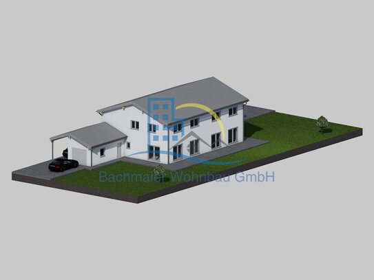 NEUBAU-Doppelhaushälften KFW40 Effizienzhaus „Klimafreundlicher Neubau“ mit 100.000 € Darlehen zum Zinssatz von 0,60 %