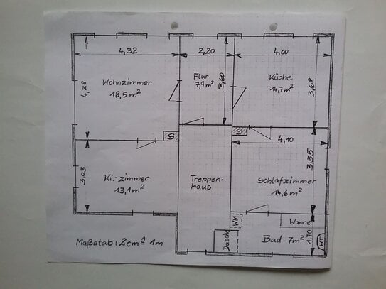 Chemnitz-Adelsberg 3-Raum-Whng. mit Garage und Garten 75m² in 3-Fam.-Haus