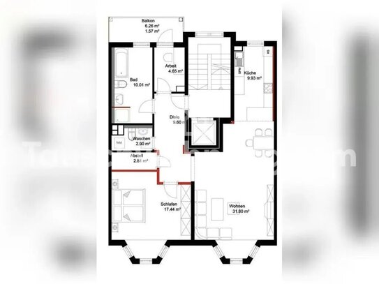 [TAUSCHWOHNUNG] Biete geräumige 2,5 Zimmer Wohnung in Bilk