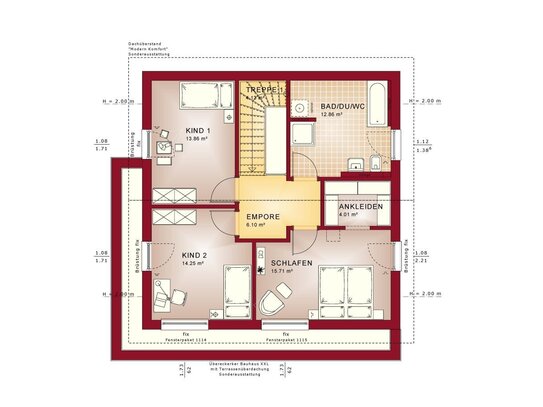 Nicht zu groß & nicht zu klein- Moderner Neubau inkl. Baugrundstück+ Fördermöglichkeiten in ruhiger Lage