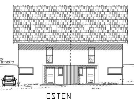 Neubau Doppelhaushälfte mit Luftwärmepumpe *KFW40* Haus 2