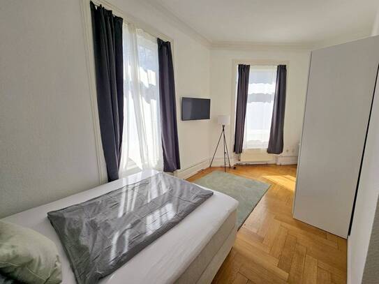 Ab 01.07.2025 - modern möbliertes Zimmer in 4er WG - top Lage Ostend - fußläufig zur EZB