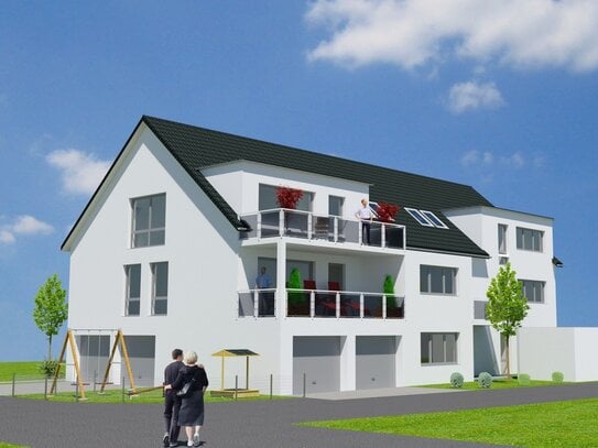 +++ NEUBAU +++ 4,5 Zimmer Dachgeschosswohnung mit Aufzug KfW55 in Wolfschlugen