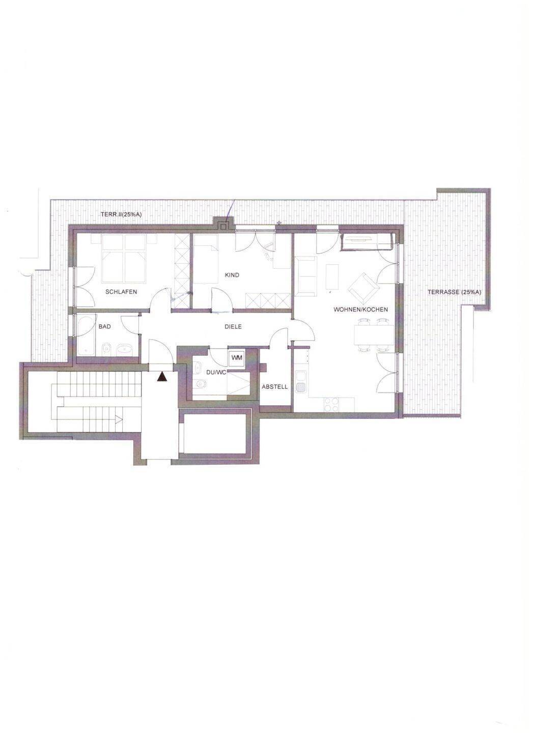 Neubau-Penthouse mit 3 Zimmern und Tiefgarage in Lichterfelde (provisionsfrei) - Foto 1