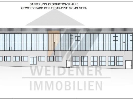 Umbau nach Mieterwunsch! Attraktive Gewerberäume - Lager und Büro - im Herzen von Gera!