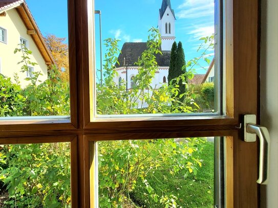 Schwabhausen/Nh.Geltendorf-Gemütliche 3-Zi-Landhauswohnung mit Terrasse