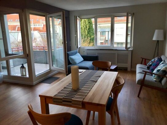 ruhige 1,5 Zimmer-Wohnung mit Terrasse in Stadtmitte Esslingen