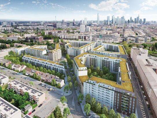 Voller Abwechslung und Leben: Das neue Wohnquartier FRANKY! Moderne 5-Zi-Wohnung auf 121m² mit Loggia!