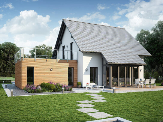 Wohnen im Grünen und doch stadtnah - Bauen mit massa Haus